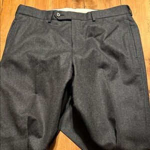 Brooks Brothers Charcoal Flannel trousers 33